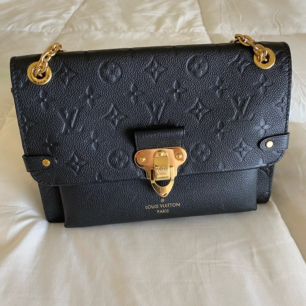 Louis Vuitton Black Leather Vavin PM bag
